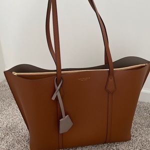 Tory Burch triple compartment Perry tote